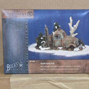 Department 56 Buck’s County The Old Pickup Truck MIB
